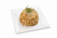 Японский рис с грибами шиитаке